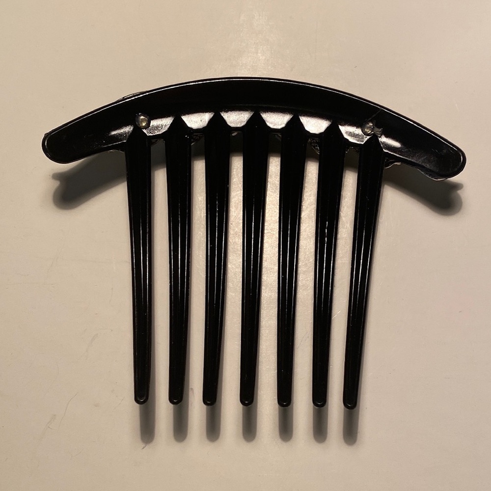 Blue Rhinestone Hair Comb - Picture 2 of 3